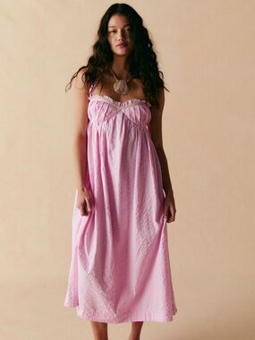 9095. Free People Poppy Midi Dress